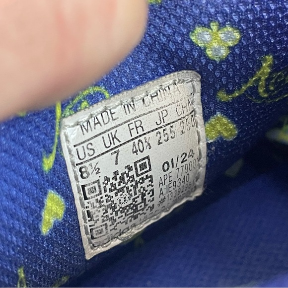 Adidas Exhibit Select Candace Parker Mid Basketball Shoes Size 8.5 blue yellow - Picture 9 of 13